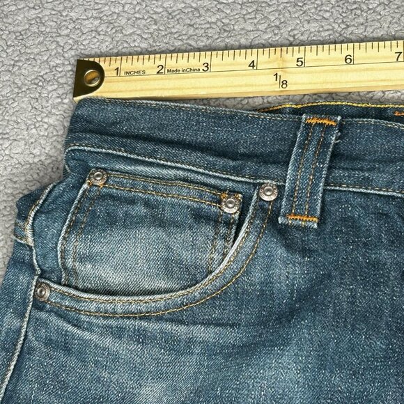 Nudie Jeans Jeans Mens 29x29 Even Steven Straight Leg Selvedge Organic Denim - Picture 9 of 15